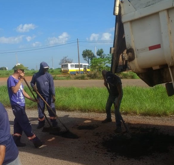 Agência Tocantinense de Transportes e Obras (Ageto) realiza obras na Rodovia TO 020