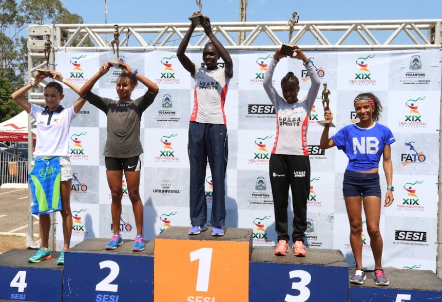 Atletas Quenianos vencem Meia Maratona do Tocantins