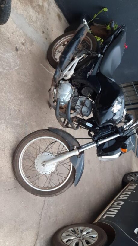 Polícia Civil recupera motocicleta roubada 48 horas após o crime em Paraíso do Tocantins