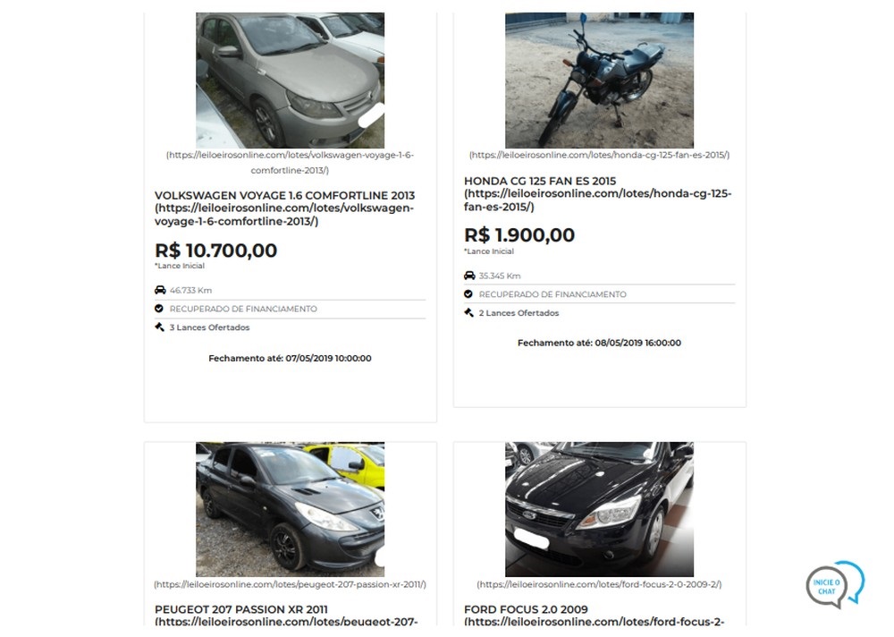 Polícia Civil tira do ar página falsa na internet de leilão de automóveis; 12 pessoas foram lesadas pelo site fraudulento