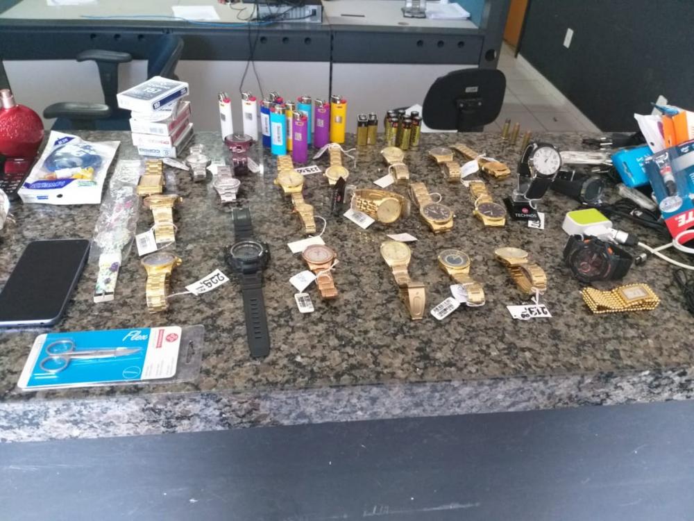 Polícia prende, em flagrante, grupo suspeito com mais de 100 produtos furtados de lojas da região norte do Tocantins