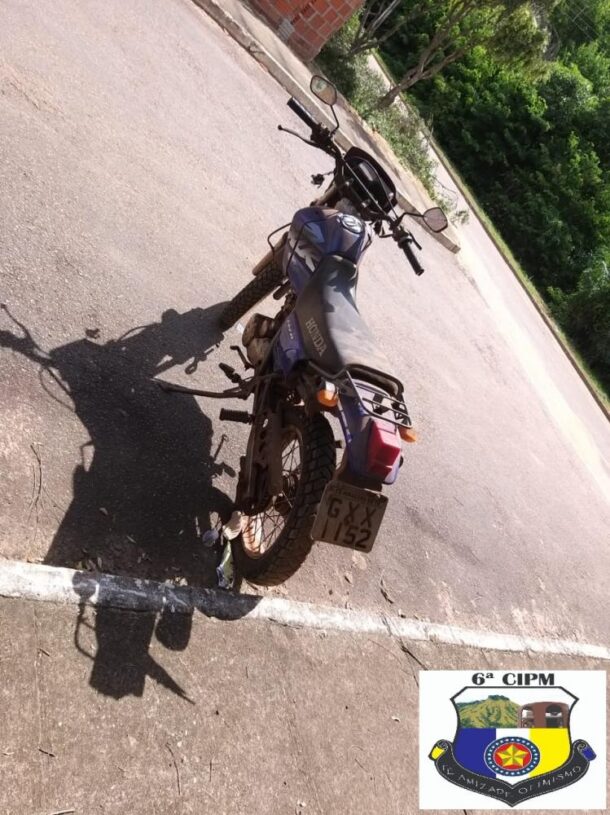 Polícia recupera motocicleta furtada de dentro do pátio da delegacia em Tocantínia