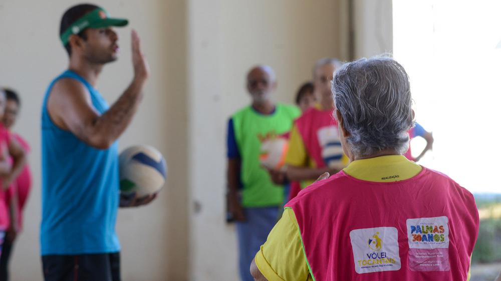 Prefeitura de Palmas realiza 1º Torneio de Voleibol Adaptado da Terceira Idade de Palmas