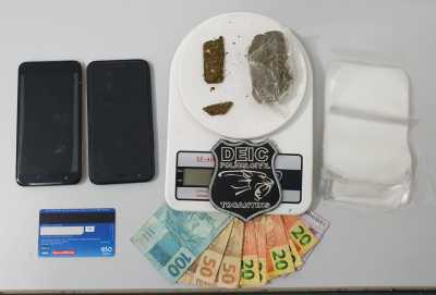 Suspeito de tráfico de drogas é preso em Gurupi