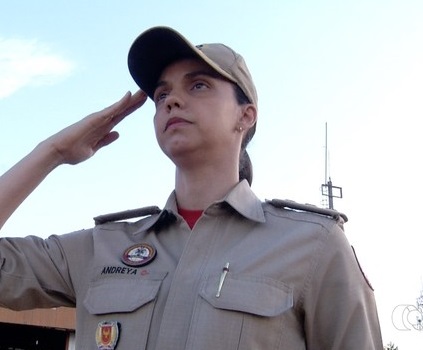 Uma mulher assume, pela primeira vez na história do Tocantins, o comando do Corpo de Bombeiros no Estado