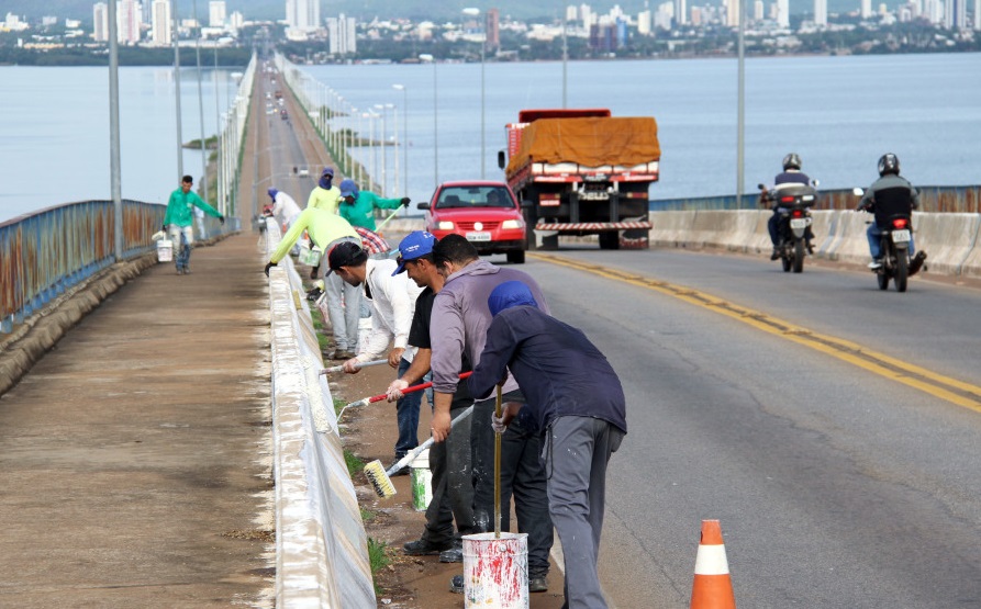 Obras Estatais| Governo inicia nesta semana serviços de roçagem e sinalização viária na ponte FHC e em Taquaruçu