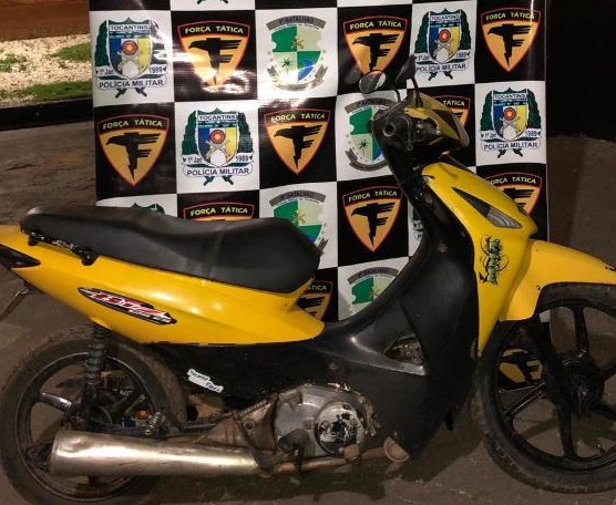 Itaguatins/ Força Tática da PM prende dois homens por receptação de motocicleta furtada