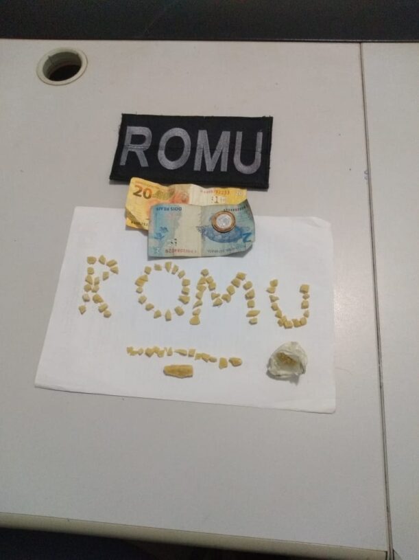 Romu apreende drogas e dinheiro em ronda na região sul de Palmas nesta madrugada