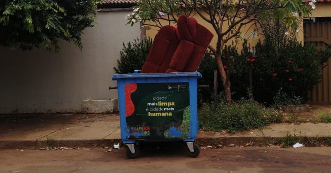 Palmas teve 400 contêineres de lixo danificados por ato de vandalismo e mau uso em um ano