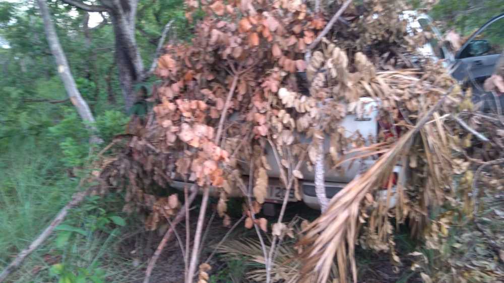 Caminhonete furtada é encontrada em Luzimangues