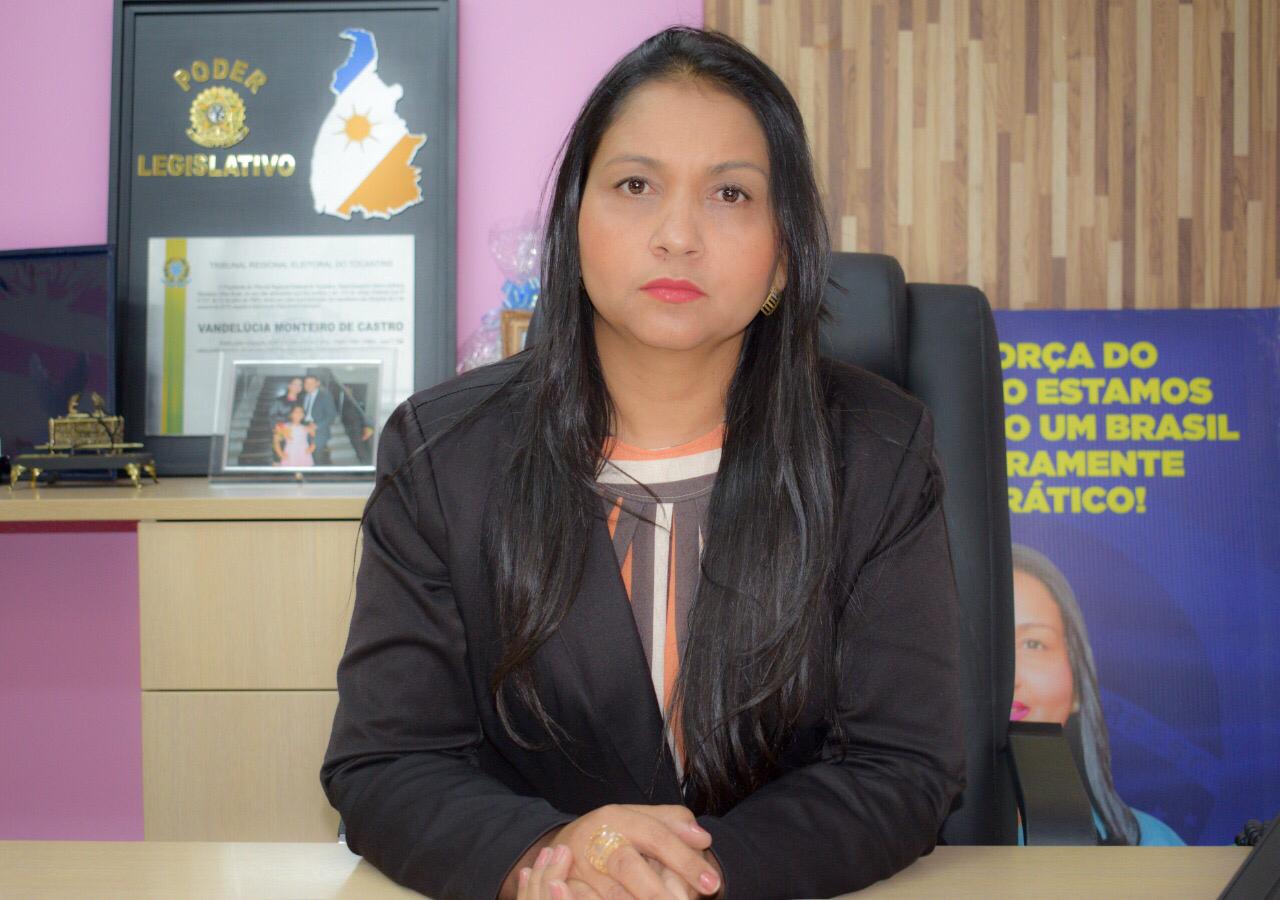 Durante sessão deputada Vanda Monteiro cobra punição da BRK por poluição no Lago de Palmas