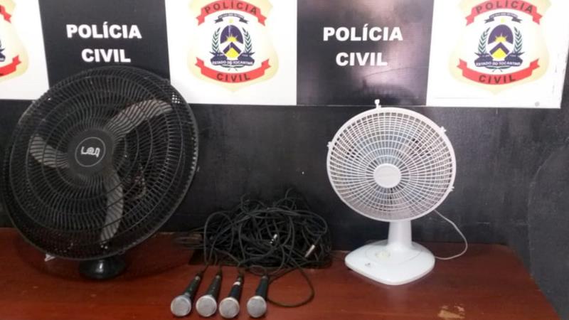 Objetos furtados de uma paróquia em Ponte Alta são recuperados pela Polícia Civil