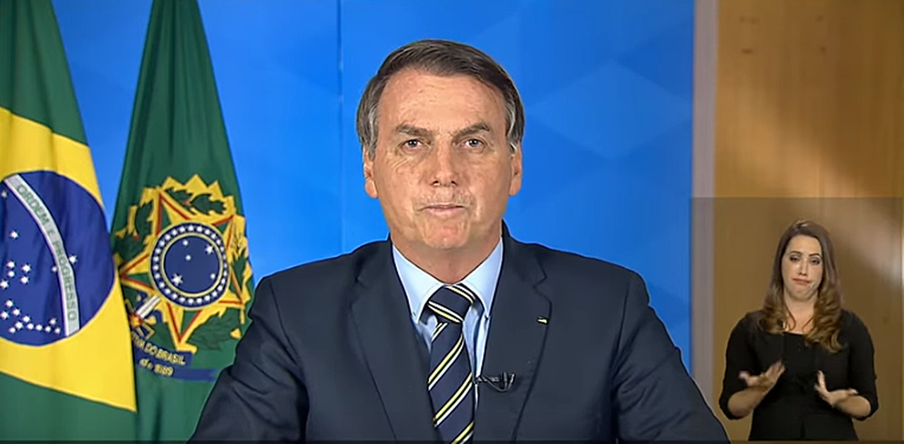 Em discurso polêmico na TV, Bolsonaro critica fechamento de escolas, quarentena e a imprensa
