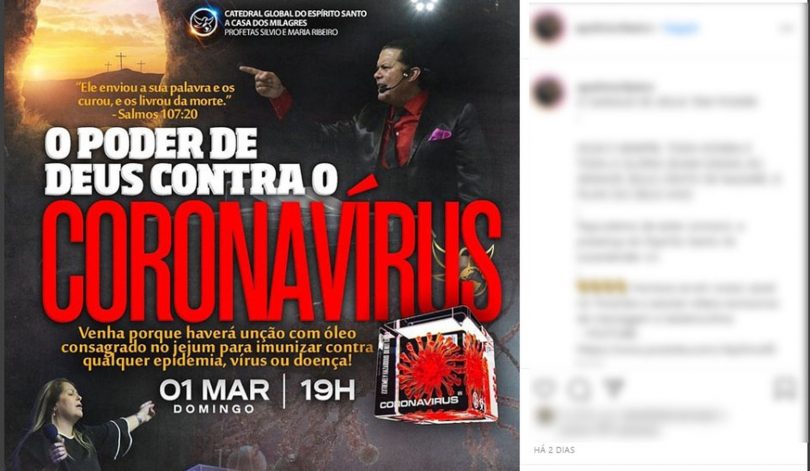 Polícia investiga igreja que promete imunização ao coronavírus no Rio Grande do Sul; entenda