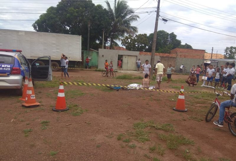 TRAGÉDIA! Menino de sete anos morre após ser atropelado por caminhão em Palmas; motorista fugiu do local