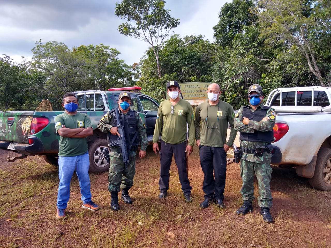 Polícia Militar Ambiental apreende redes de pesca, munições e mais de 50kg de pescado ilegal no Sul do Tocantins