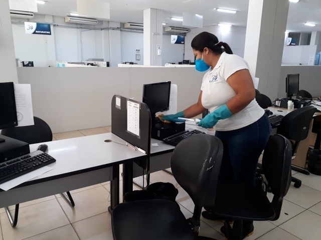 Servidores do É Pra Já de Araguaína são testados para covid-19 e prédio passa por higienização completa
