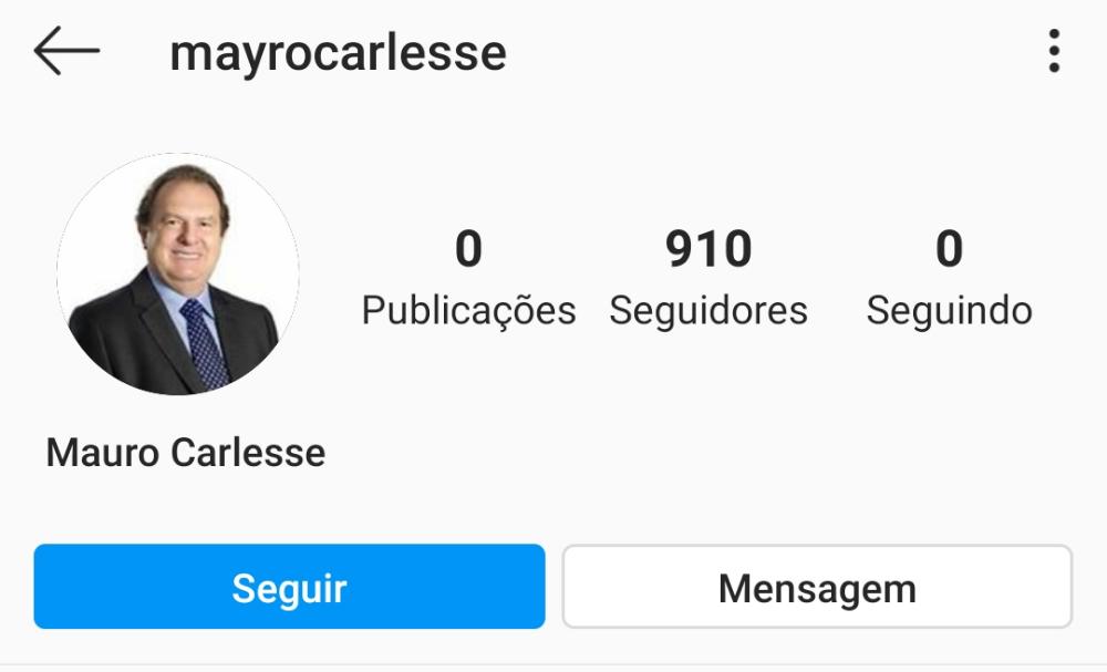 Mauro Carlesse aciona Justiça para processar dono de perfil falso no Instagram