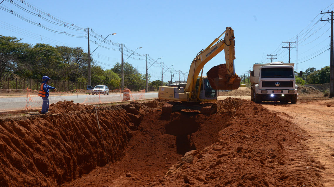 Atenção: Trechos das avenidas LO-12 e NS-10 em Palmas estão em obras até a próxima semana