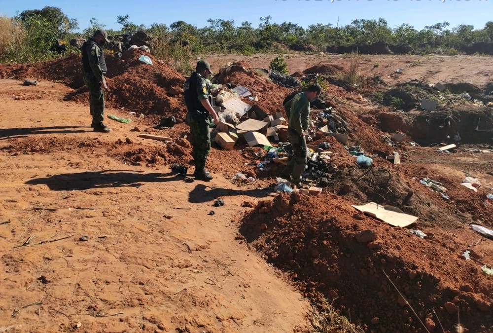 Fiscais do Ibama encontram desmatamento no Jalapão e lixão na divisa entre Tocantins e Piauí