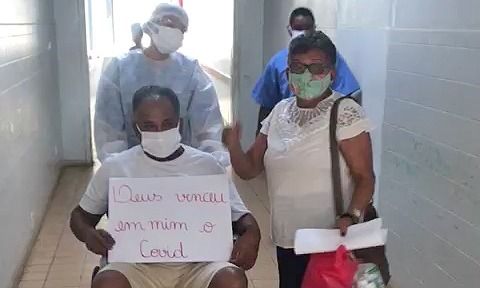 Gratidão: Pacientes recuperados da Covid-19 agradecem profissionais da saúde do Tocantins