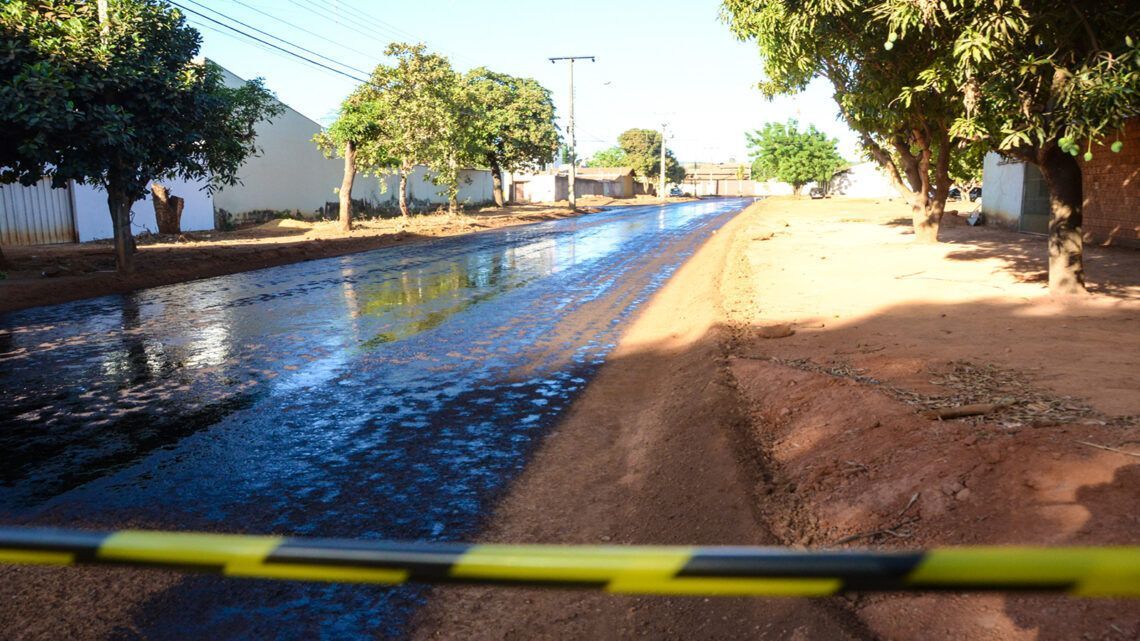 Alamedas da Arne 54 em Palmas ficarão fechadas para veículos durante o fim de semana e feriado para obras de asfalto