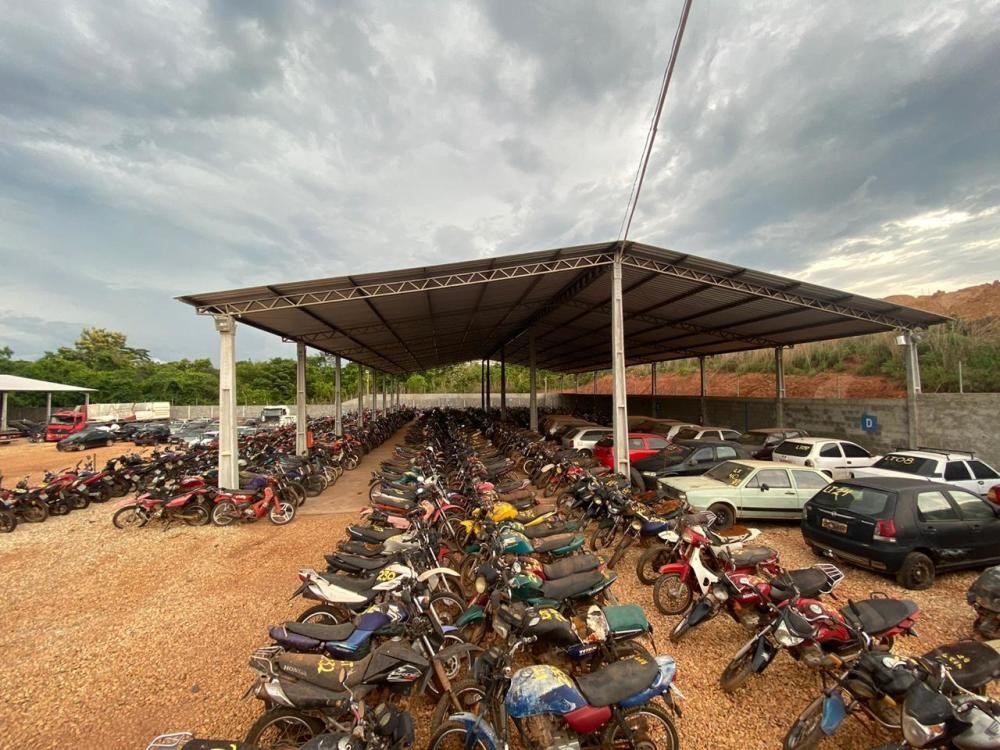 Detran de Paraíso do Tocantins está leiloando mais de 634 veículos apreendidos com lance inicial de R$ 50
