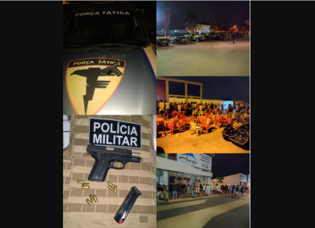 Operação Paz e Sossego: Ação da Polícia Militar percorre bares e distribuidoras do Plano Diretor de Palmas