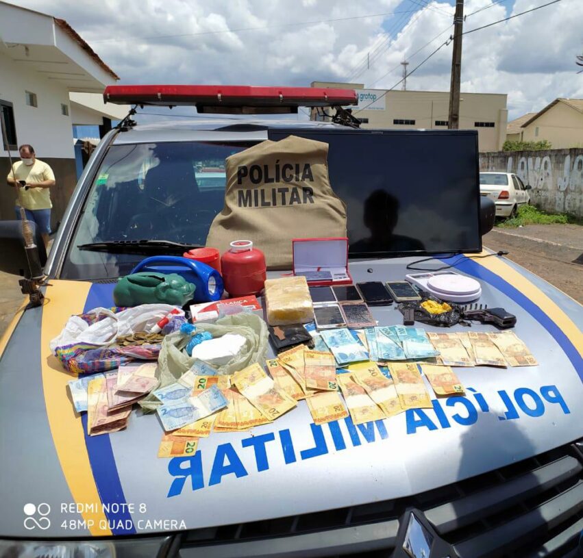 PM prende homem de 37 anos por tráfico de drogas durante patrulhamento rural em Guaraí