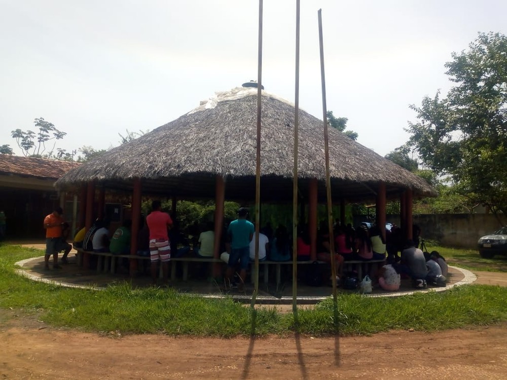 Indígenas de Tocantínia realizam manifestação contra nomeação de militar para coordenação local da Funai do Tocantins
