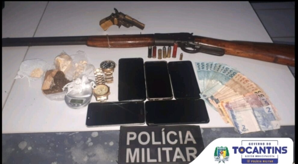 Polícia Militar prende grupo suspeito de tráfico de drogas e envolvimento em outros crimes no norte do estado