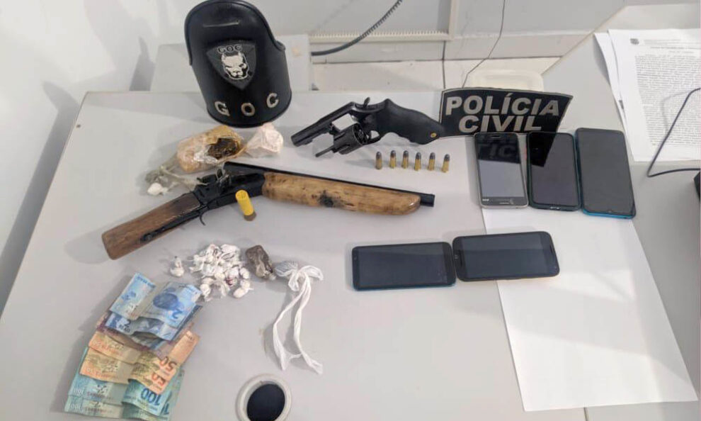 Operação contra tráfico de drogas em Porto Nacional resulta em três pessoas presas em flagrante