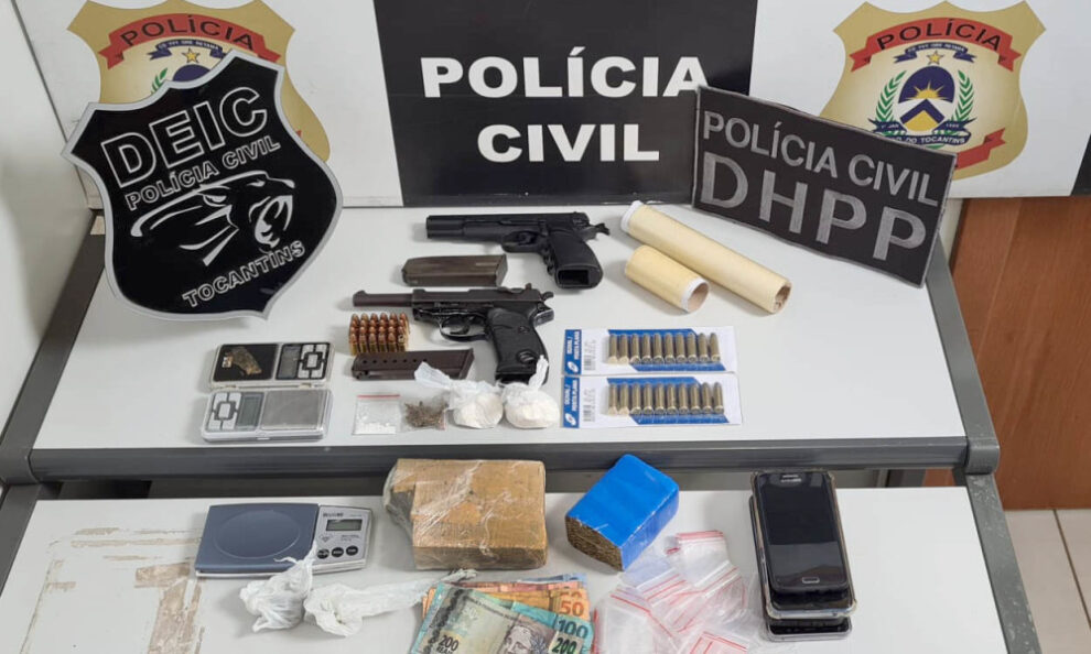 Polícia Civil prende seis pessoas por tráfico de drogas no sul do estado durante operação na manhã desta terça-feira (2)