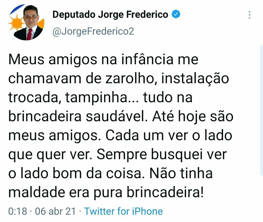 Deputado estadual do Tocantins faz comentário sobre episódio racista com João do BBB21 e gera polêmica nas redes sociais