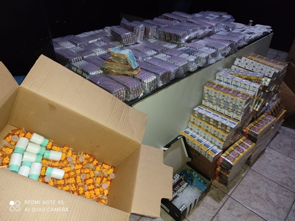 Carga com 52 mil comprimidos de anfetamina, anabolizantes e remédios para aborto é apreendida pela Denarc em Colinas do Tocantins