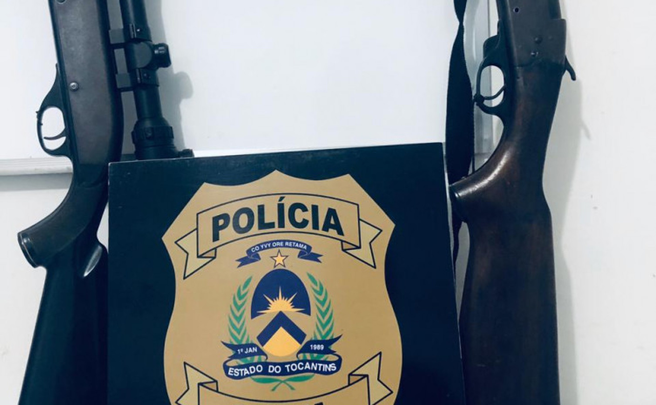 Polícia encontra três armas na casa do casal suspeito de estuprar adolescente de 16 anos em Guaraí