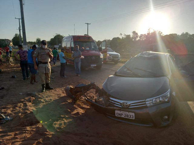 Acidente grave: Duas pessoas morrem após colisão entre carro e moto na TO-010 em Araguatins