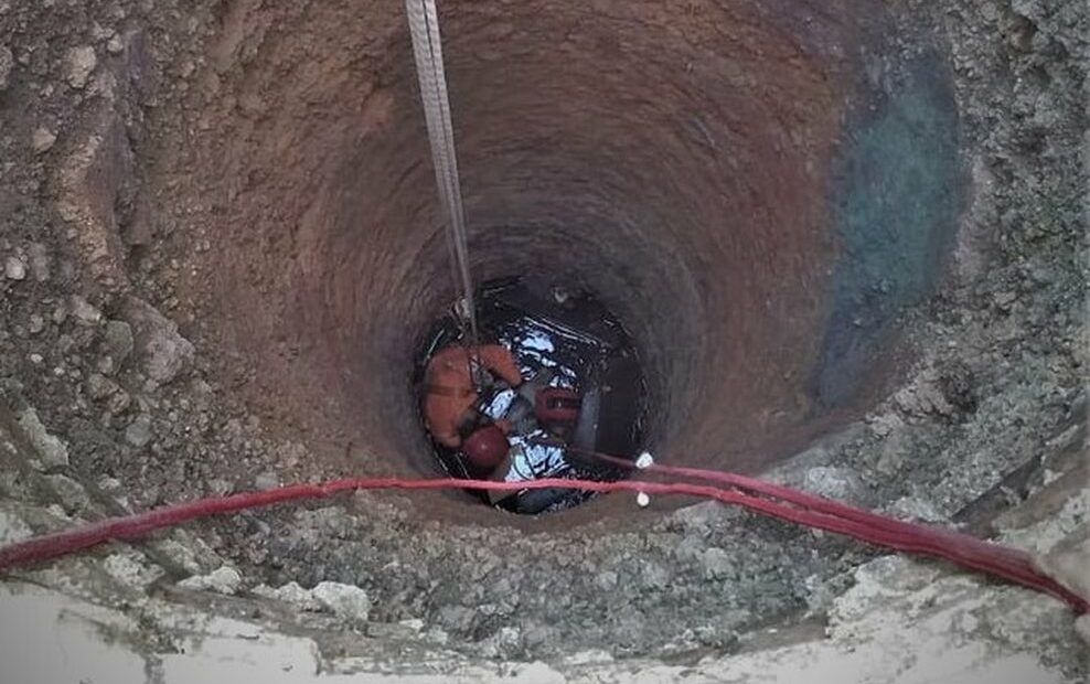 Em Paraíso, criança de cinco anos cai dentro de cisterna e bombeiros realizam o resgate
