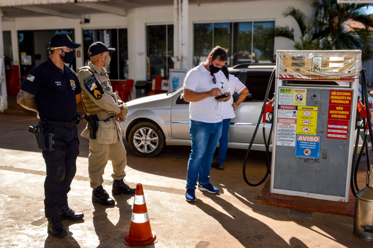 Operação 'Petróleo Real' fiscaliza possíveis irregularidades em postos de combustíveis de Palmas e do interior do Tocantins