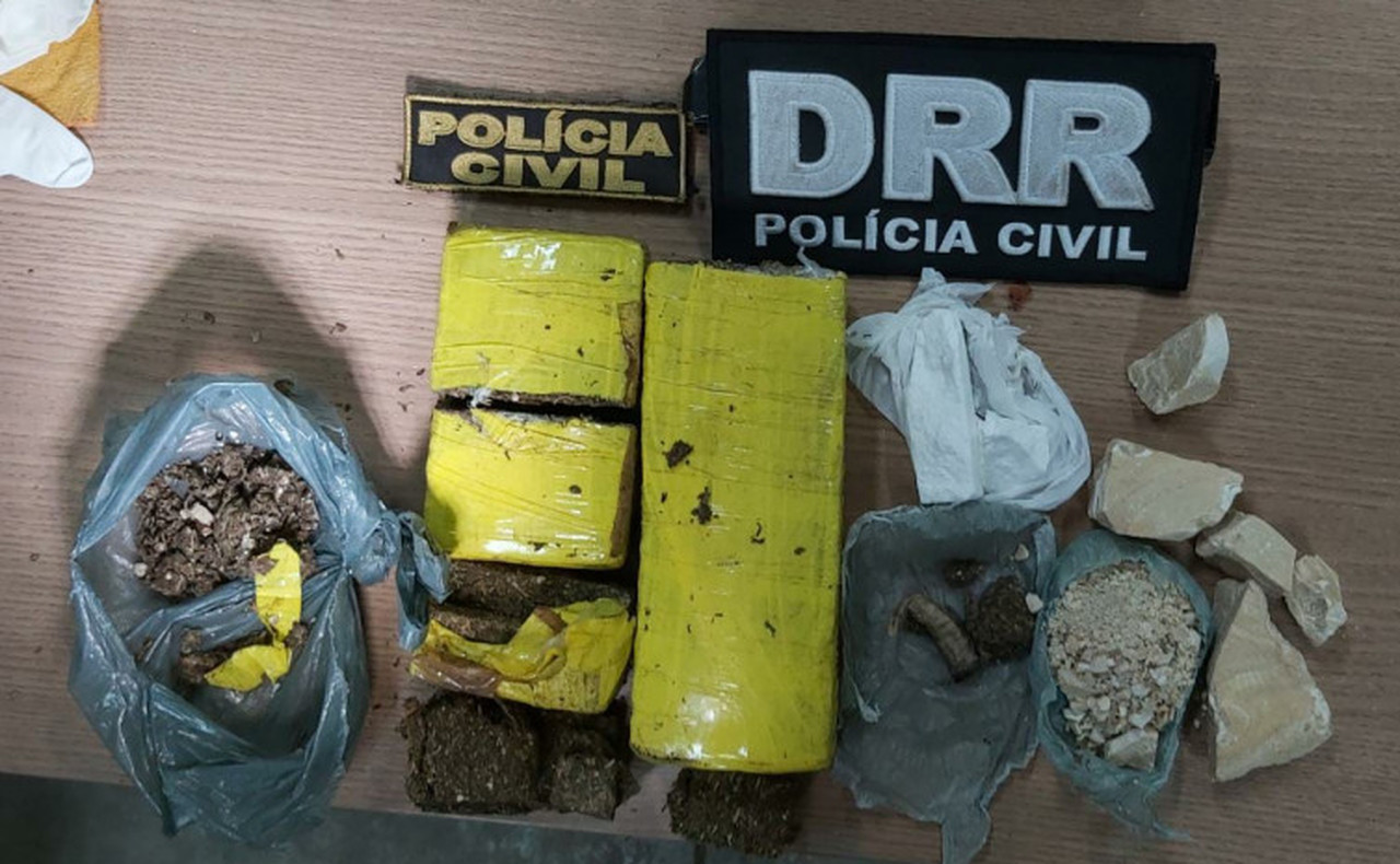 Jovem é preso pela PM em Araguaína com cerca de 1,5kg de drogas