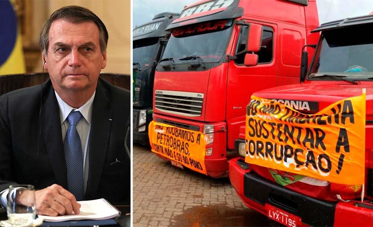 Jair Bolsonaro grava áudio pedindo aos caminhoneiros que liberem as estradas; ''atrapalha a economia''