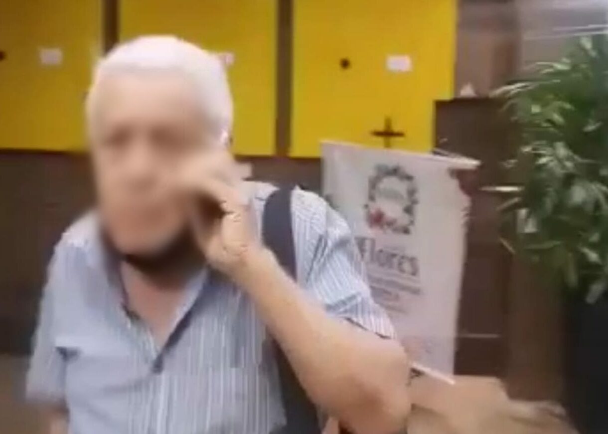 Absurdo! Vídeo de idoso suspeito de assediar criança em shopping de Palmas viraliza nas redes sociais; ASSISTA