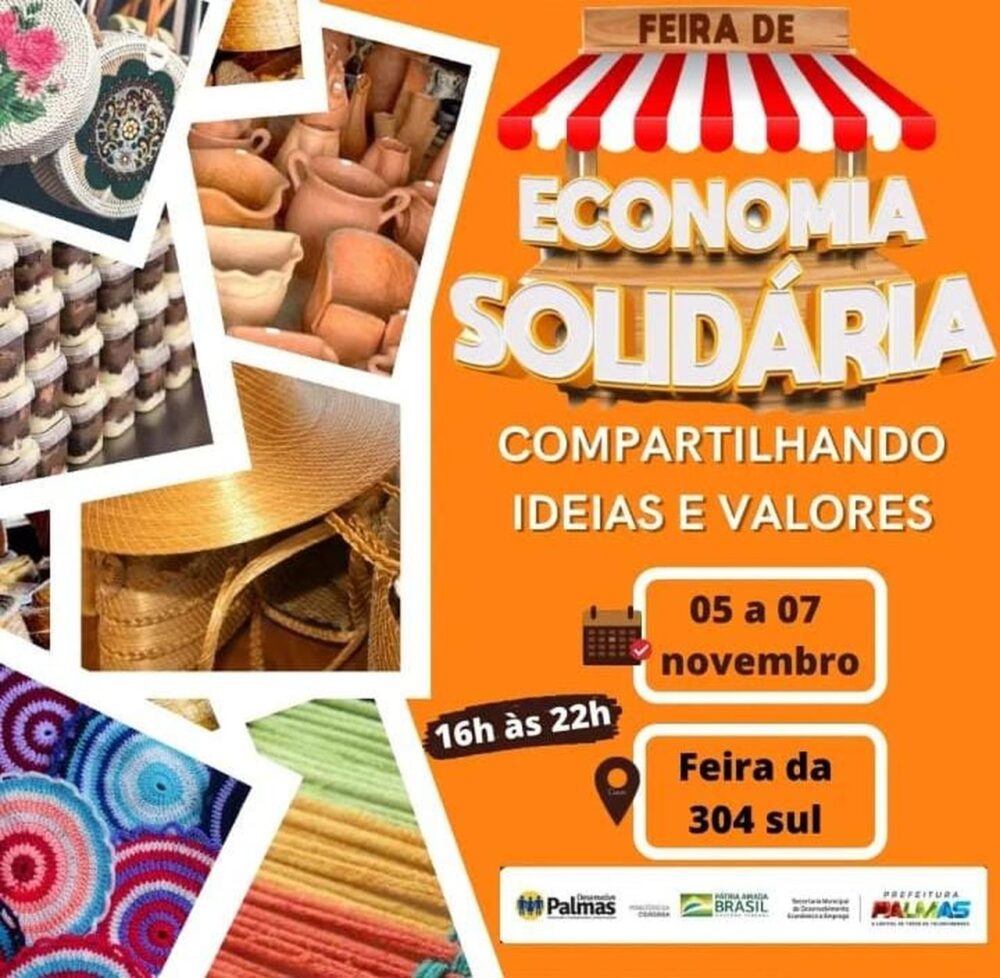 Prefeitura de Palmas realiza Feira da Economia Solidária a partir desta sexta-feira, 5