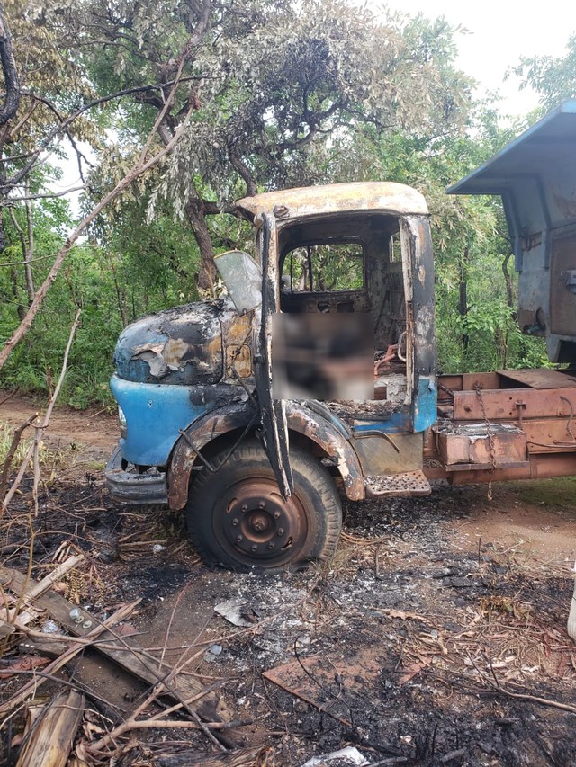 Corpo de homem desaparecido é encontrado carbonizado dentro da cabine de caminhão em Gurupi