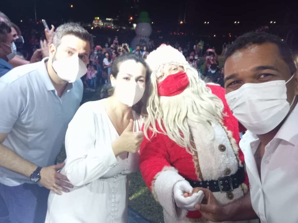 Vereador Waldson da Agesp participa da inauguração do Natal Cidade Encantada, em Palmas