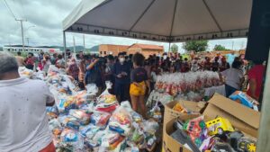 ONG de Palmas realiza Natal Solidário para crianças e arrecada mais de 5 toneladas de alimentos