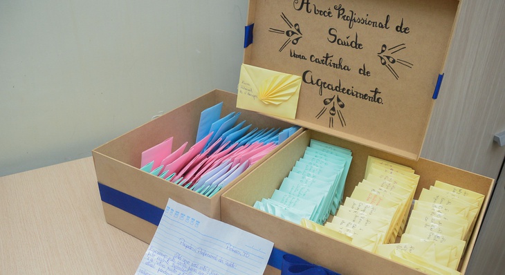 Em Palmas, paciente escreve mais de 300 cartas para homenagear profissionais que trabalham na UPA Norte