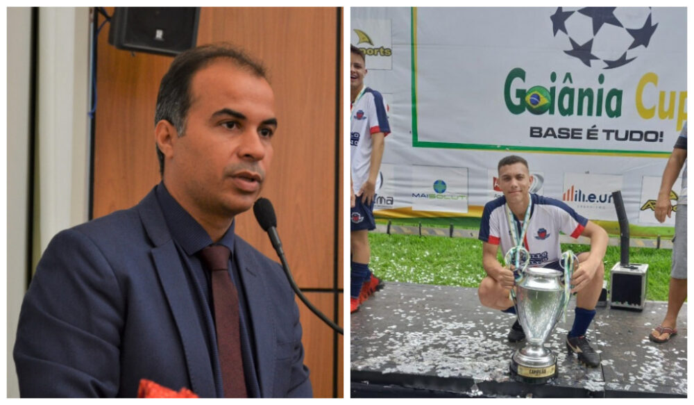 Filipe Martins parabeniza jogador de Luzimangues por título e destaque na Copa Goiânia CUP