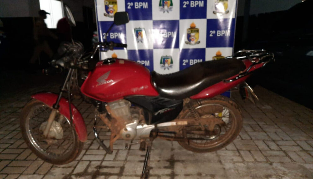 Polícia prende homem com motocicleta furtada em Araguaína