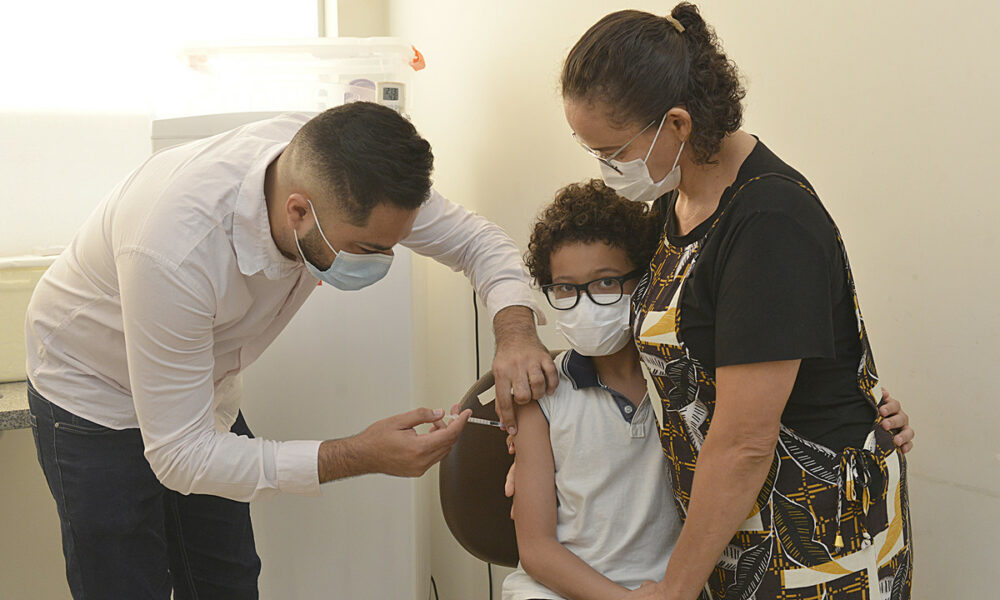 Agendamento da vacinação contra a Covid para público infantil, em Palmas, está liberado para segunda, 31